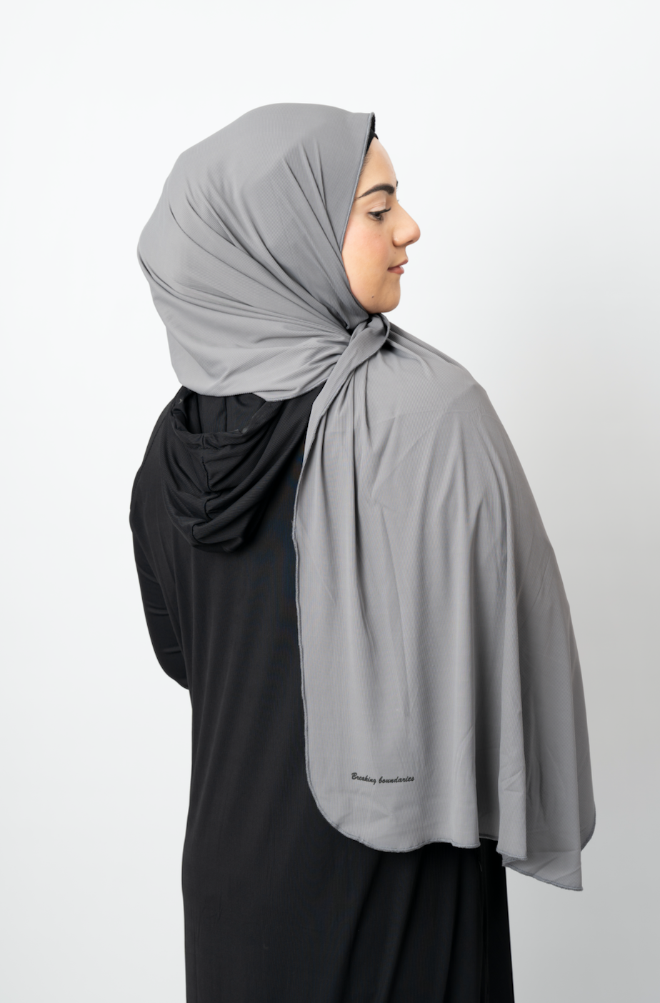 Active/Swimming Hijab - Essential Charcoal